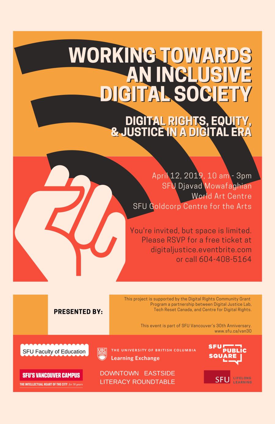2019 Digital Justice Forum Poster
